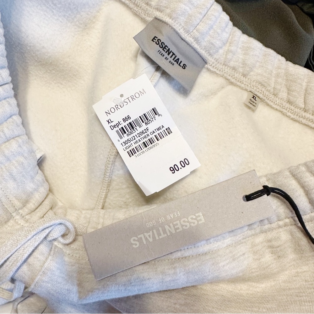 NWT Fear of God Essentials Cotton Blend Sweatpants - Picture 10 of 11